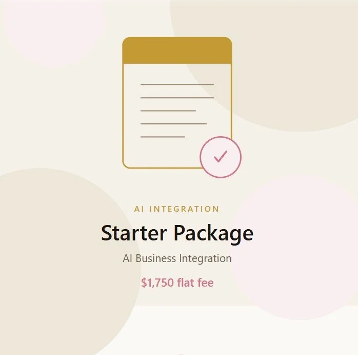 Starter Package- AI Business Integration
