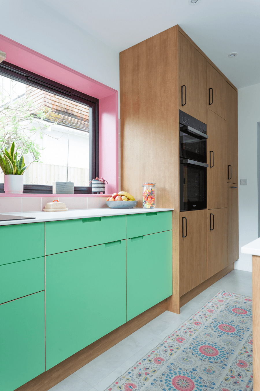 Juniper Workshop Contemporary Birch plywood kitchen Oak Modern Colourful Light Airy