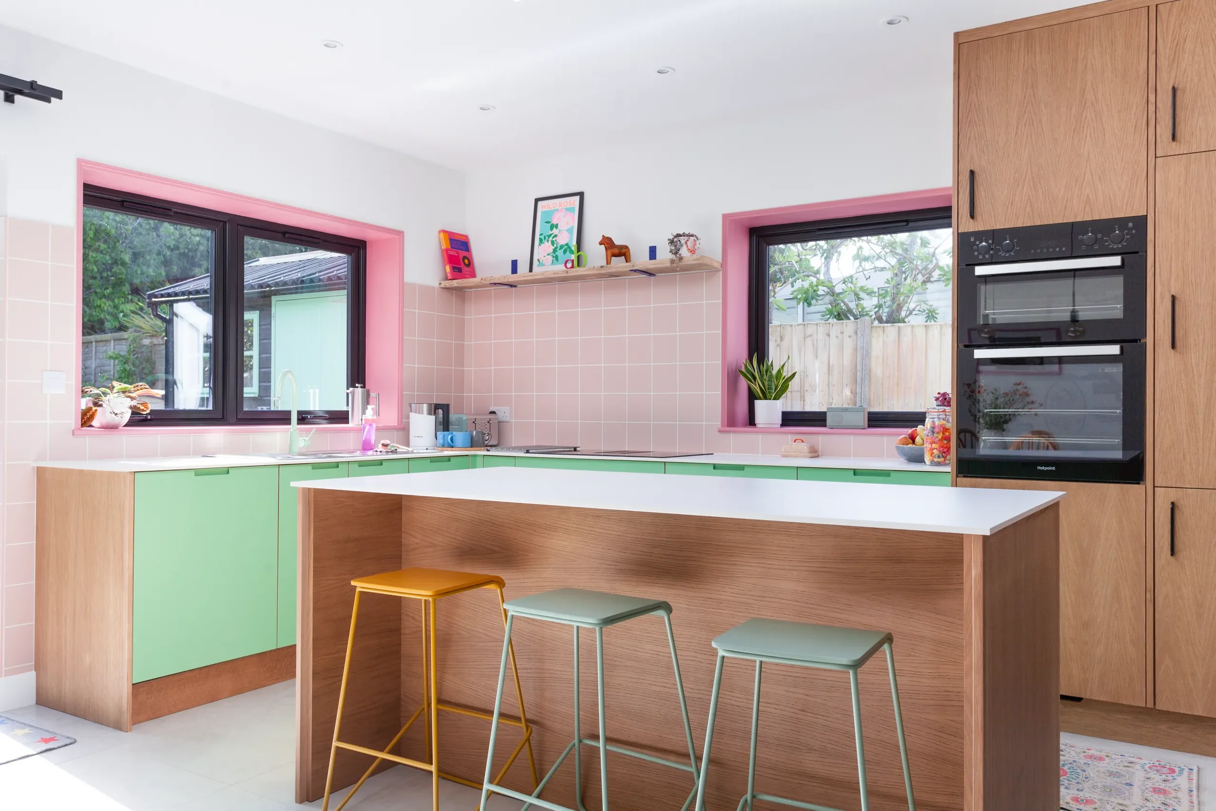 Juniper Workshop Contemporary Birch plywood kitchen Oak Modern Colourful Light Airy .webp
