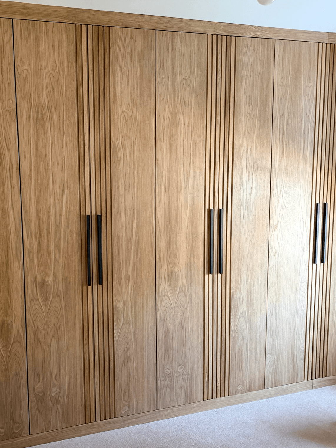 Bespoke Wardrobe Oak Wood Handmade West Sussex