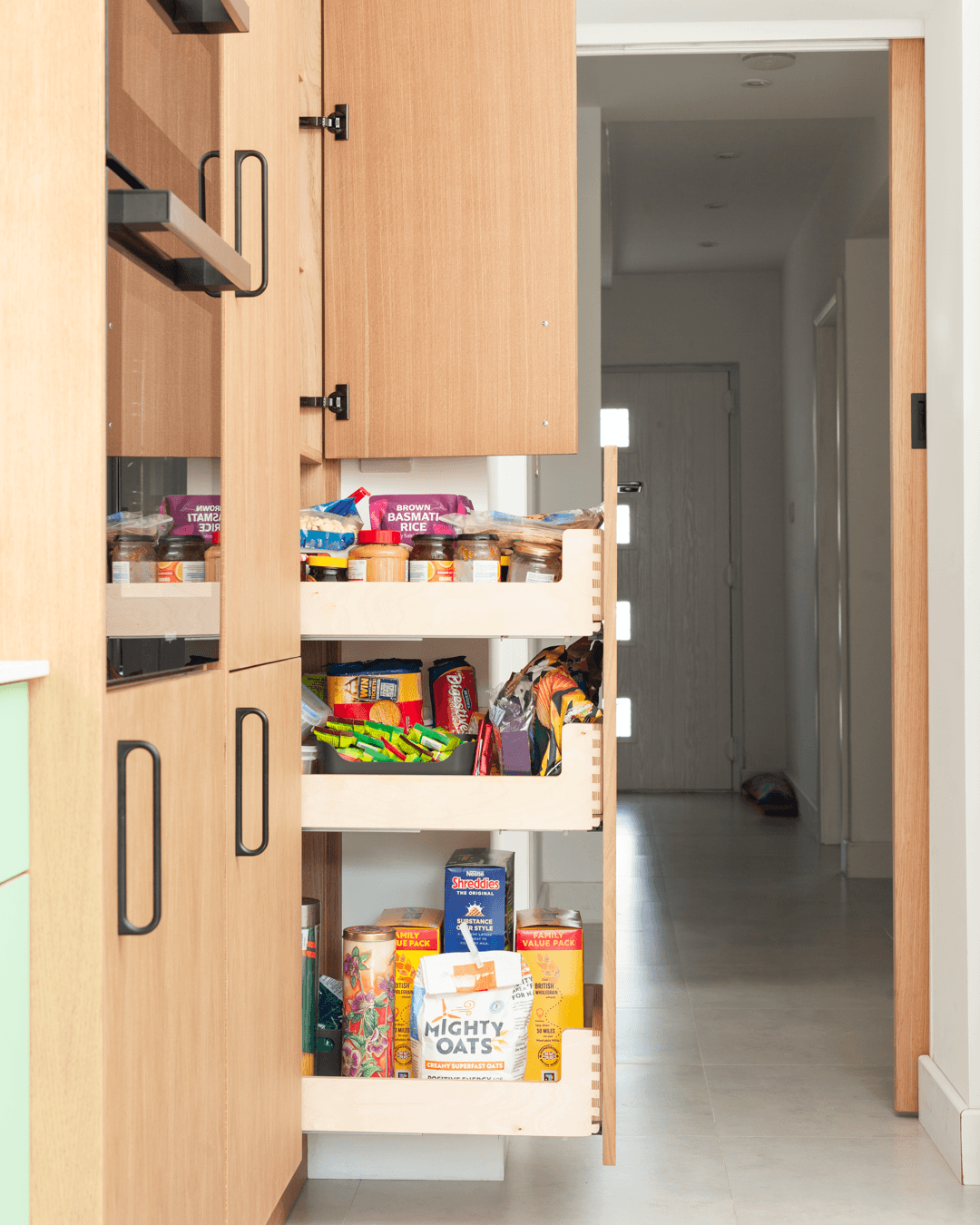 Juniper Workshop Contemporary Birch plywood kitchen Oak Modern Colourful Light Airy
