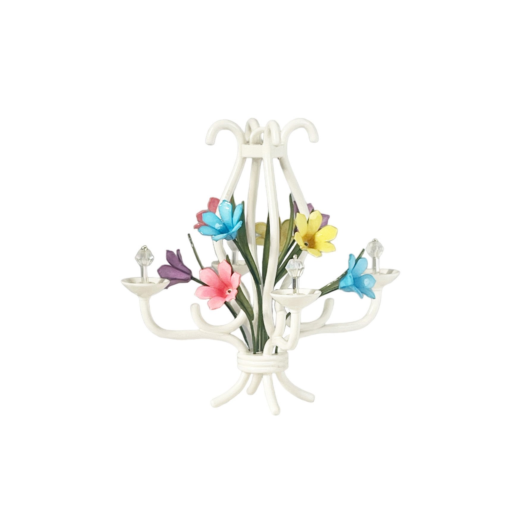 Miniature Spring Flowers Chandelier