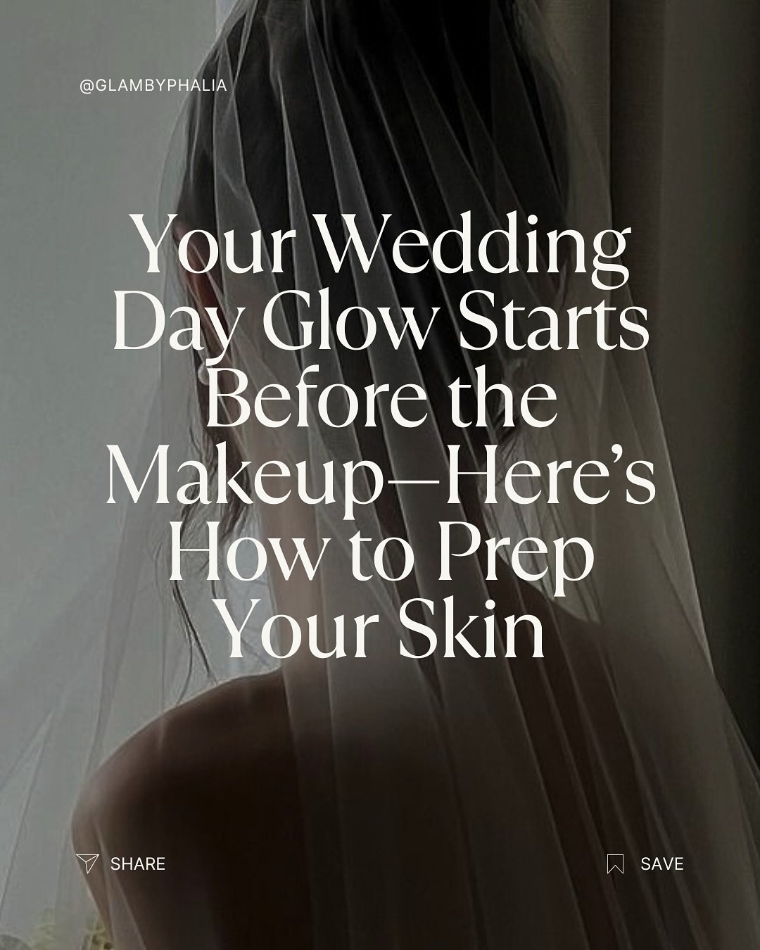 💍 Bridal glam starts with healthy skin ✨

Makeup lasts longer, looks smoother, and glows better on healthy, prepped skin. Start your skincare journey early, stay consistent, and don&rsquo;t skip your pre-wedding facial.

✨ Time is of the essence &md