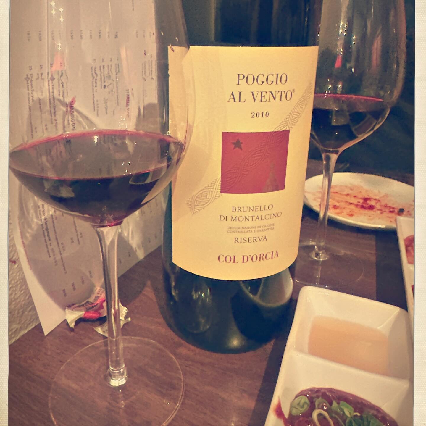&ldquo;A special wine to share with special friends&rdquo; this is the 2010 @coldorcia Poggio al Vento #brunellodimontalcino Riserva in Magnum format. Sourced from a private collection and enjoyed at the K-BBQ with @hyungjoonjun @lou_worth @minsuk_ju