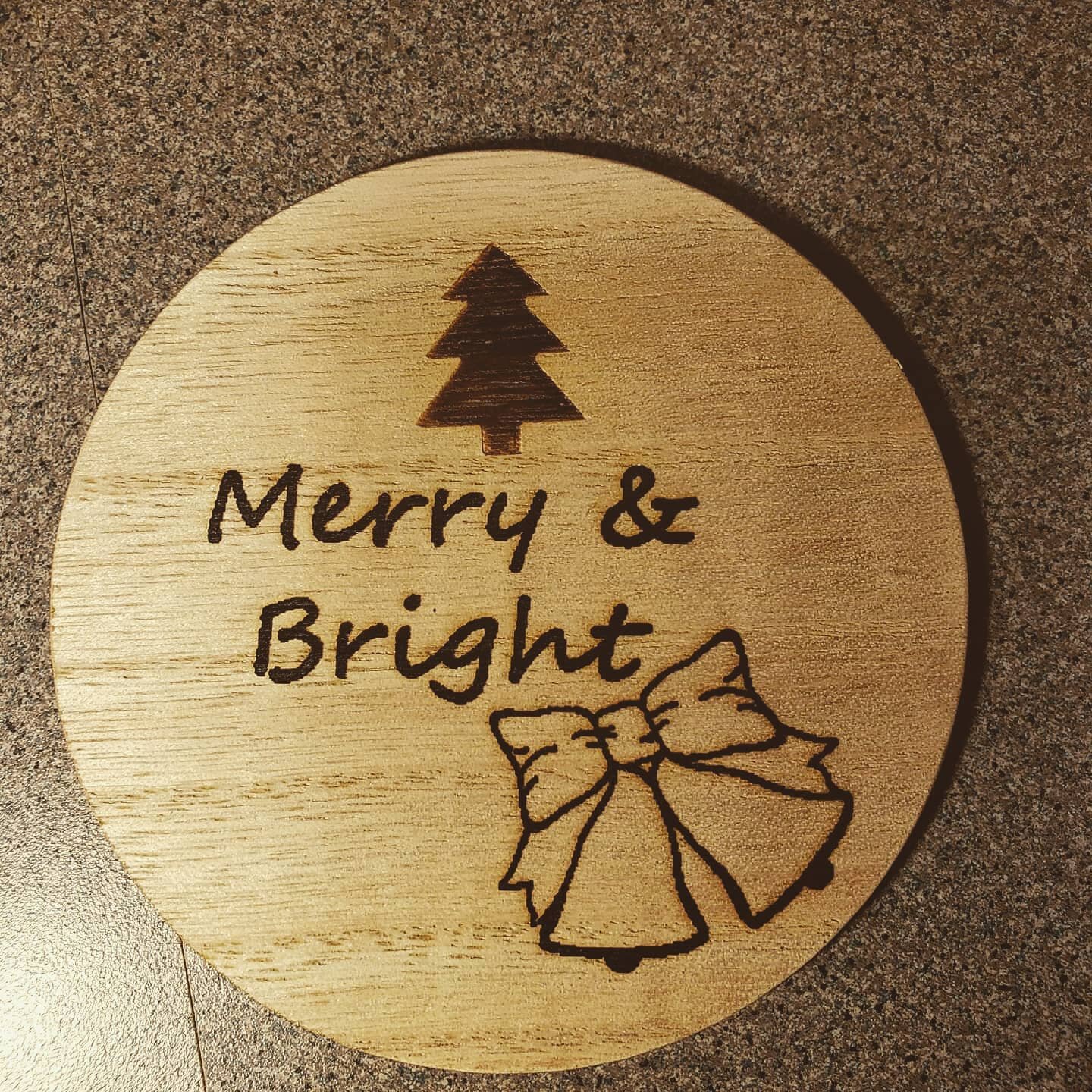 Tried new things! 

I tried my hand at some digital design for the first time in about 8 years, and used my new laser engraver. 

I think it came out pretty well all things considered. 

Do you plan to try something new soon?