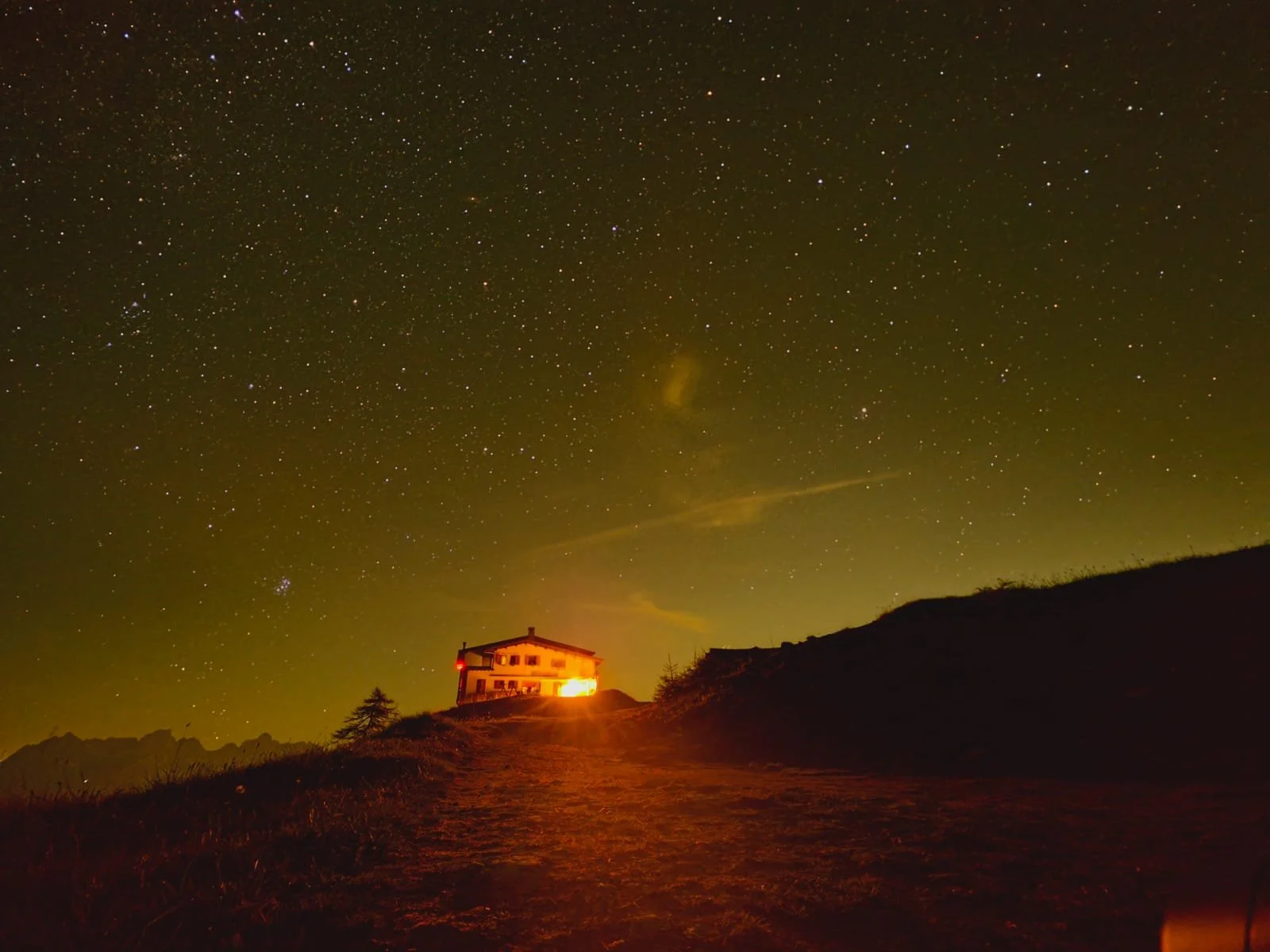 Rifugio scarpa di Notte Pale di San Martino Dolomiti Venete