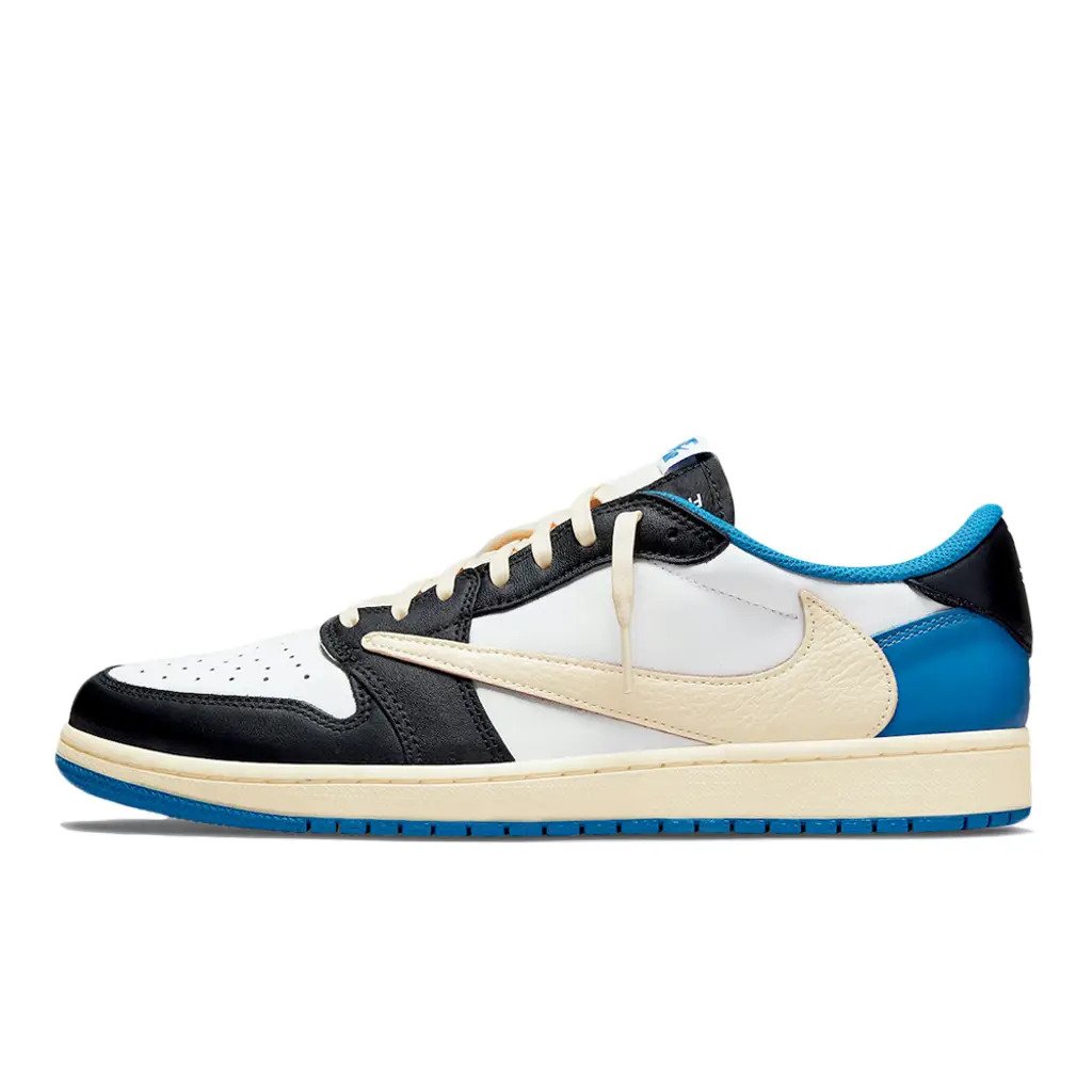 Nike Jordan 1 Low “Blue Fragment” Travis Scott