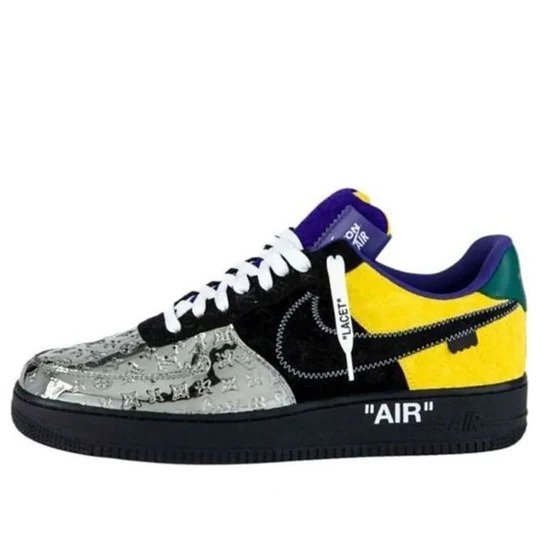 Nike Air Force 1 Low x LOUIS VUITTON LV 'Silver Black'