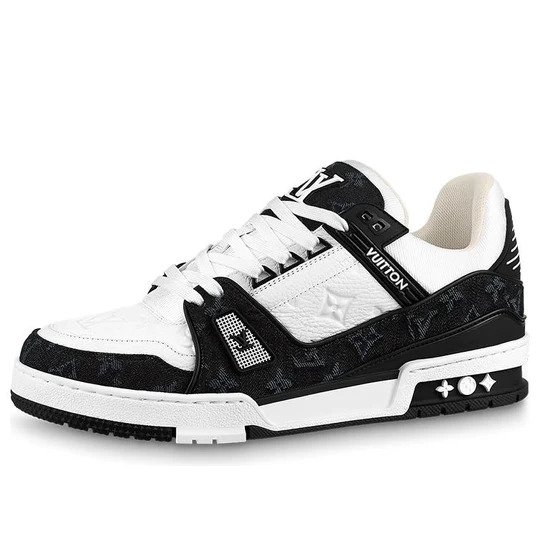 Louis Vuitton LV Trainer Monogram Denim Black/White
