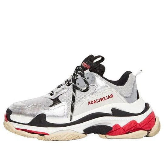 Balenciaga Triple S Sneaker 'Red Silver White'