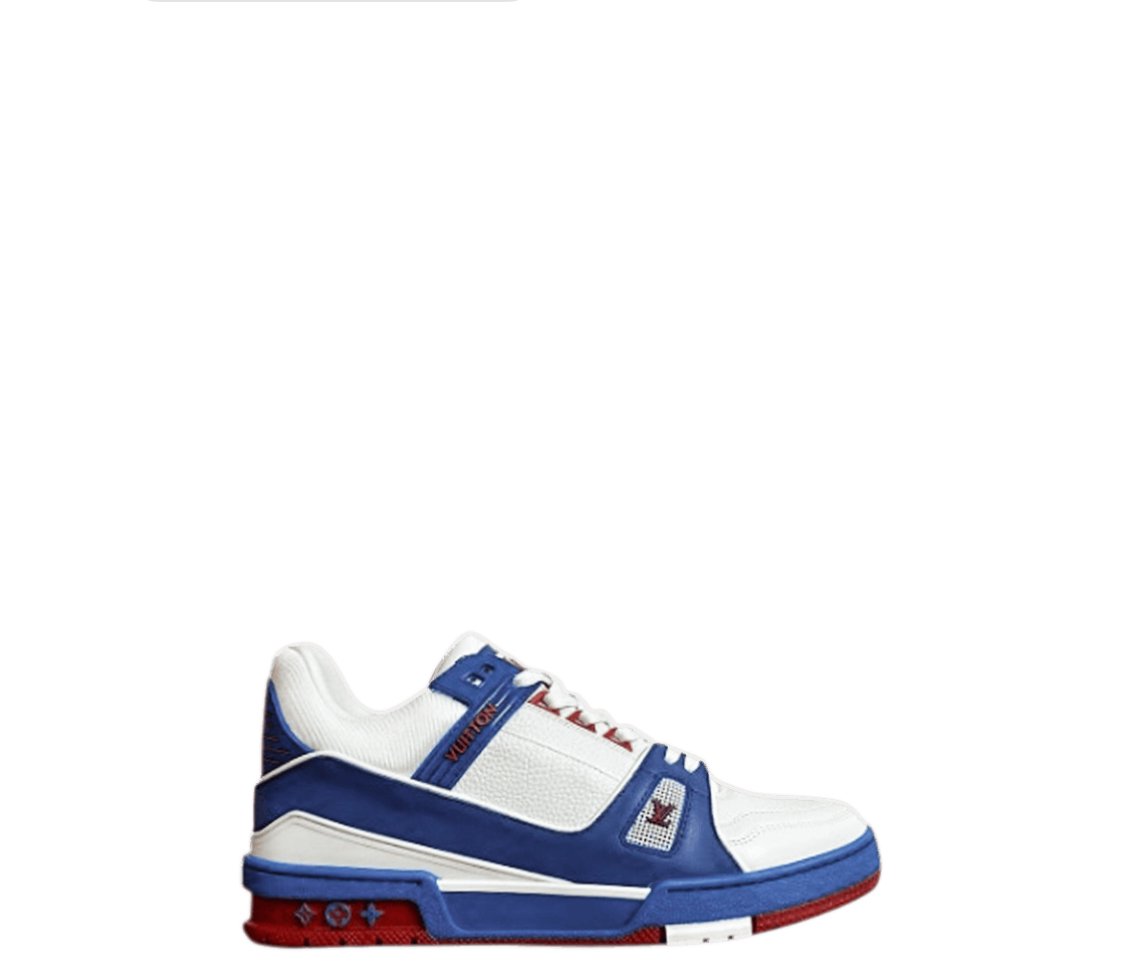Louis Vuitton Trainer Sneaker 'White Blue Red'