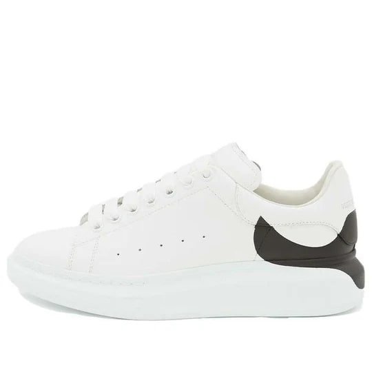 Alexander McQueen Oversized Sneaker 'White Black Heel'