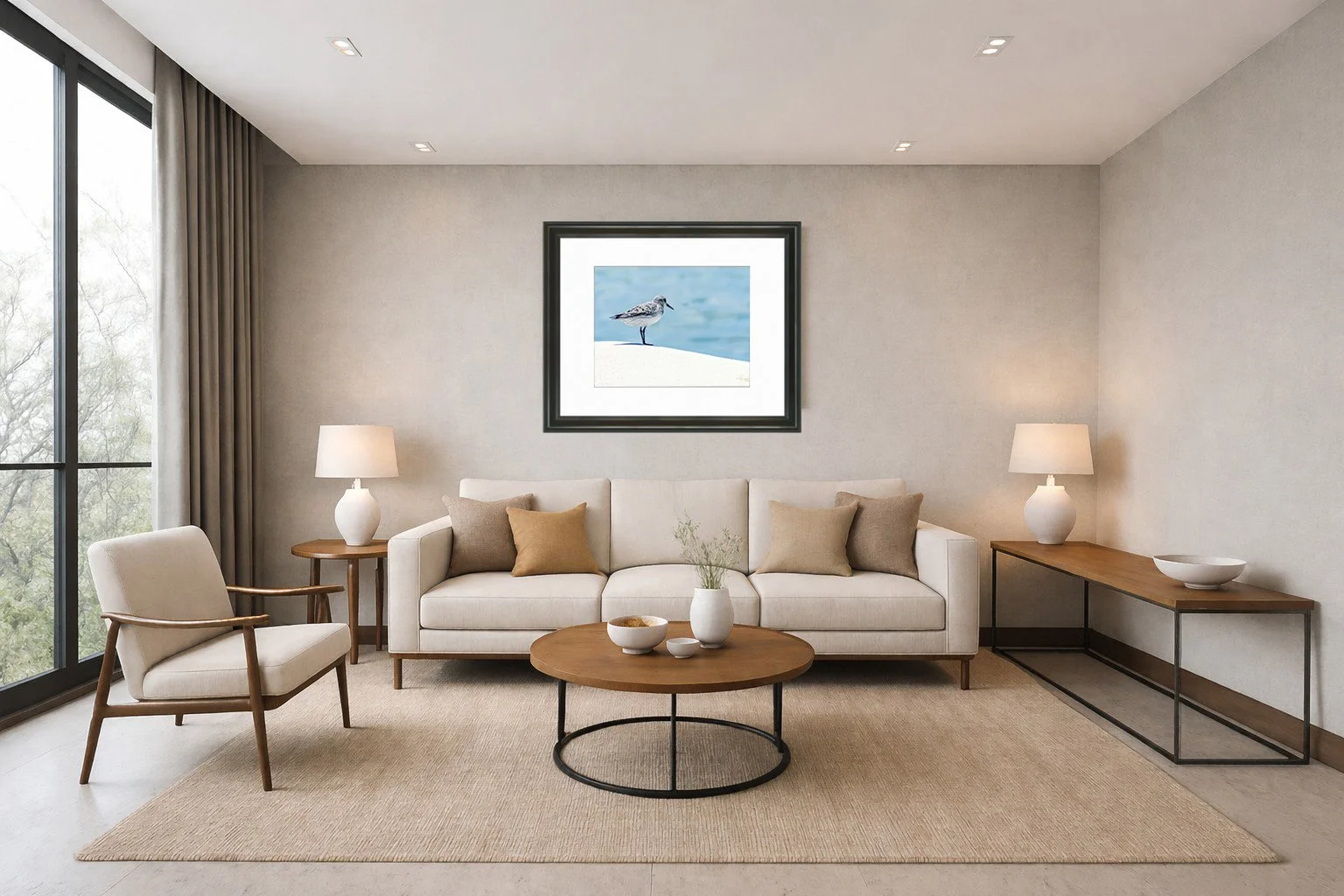 Solitude II 12x18 framed