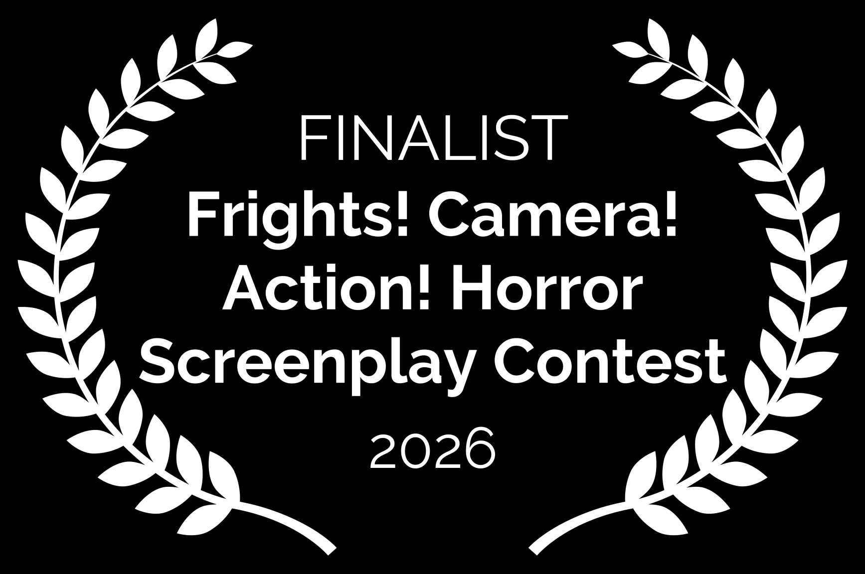 FINALIST - Frights Camera Action Horror Screenplay Contest - 2026.png