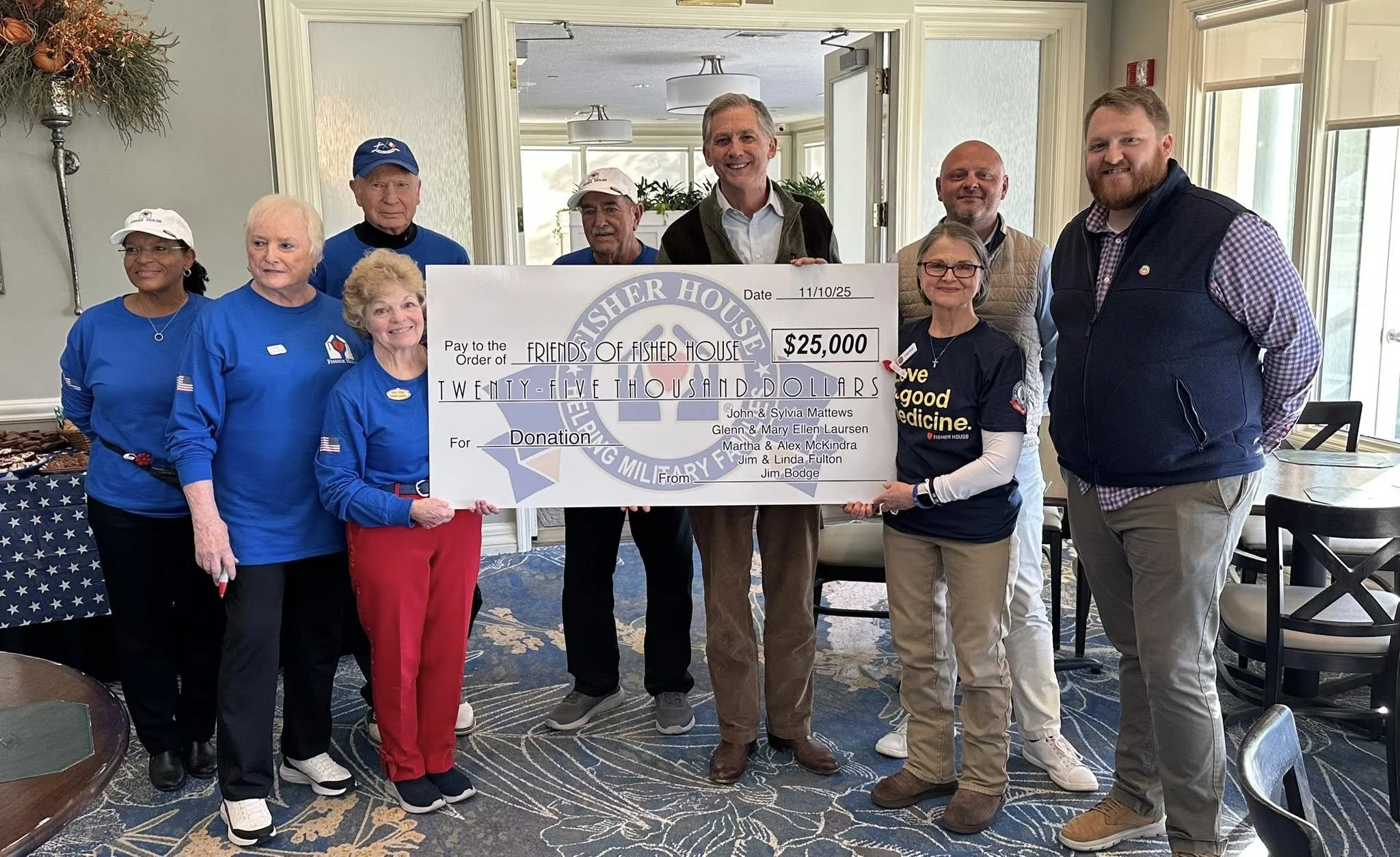 Hot Springs Village Diamante Country Club Golf Tournament Raises $35,000 for Fisher House Arkansas! - November 10, 2025