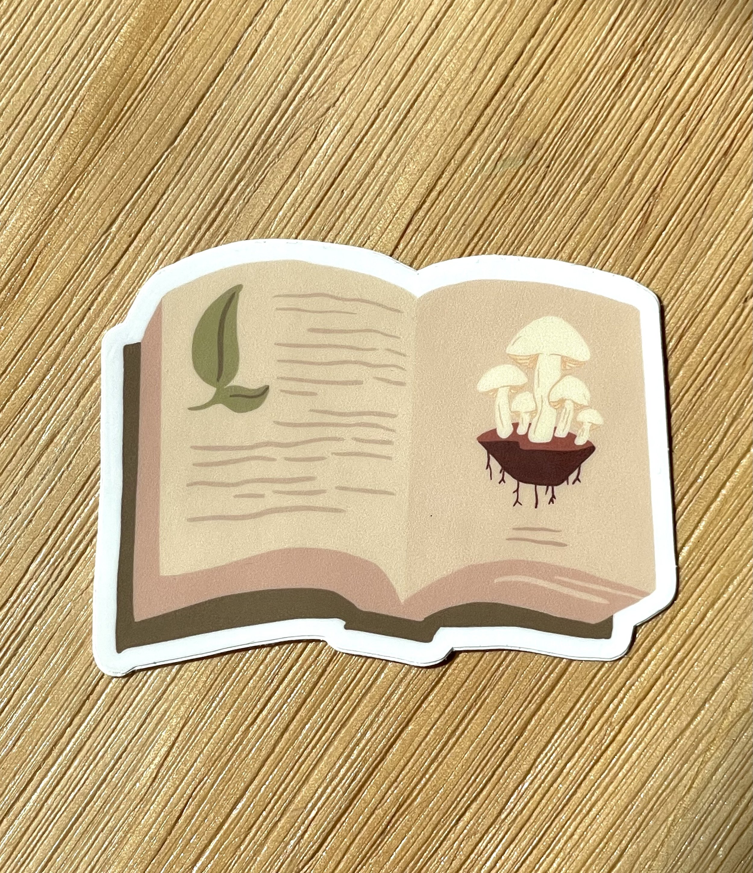 Foraging Book Sticker