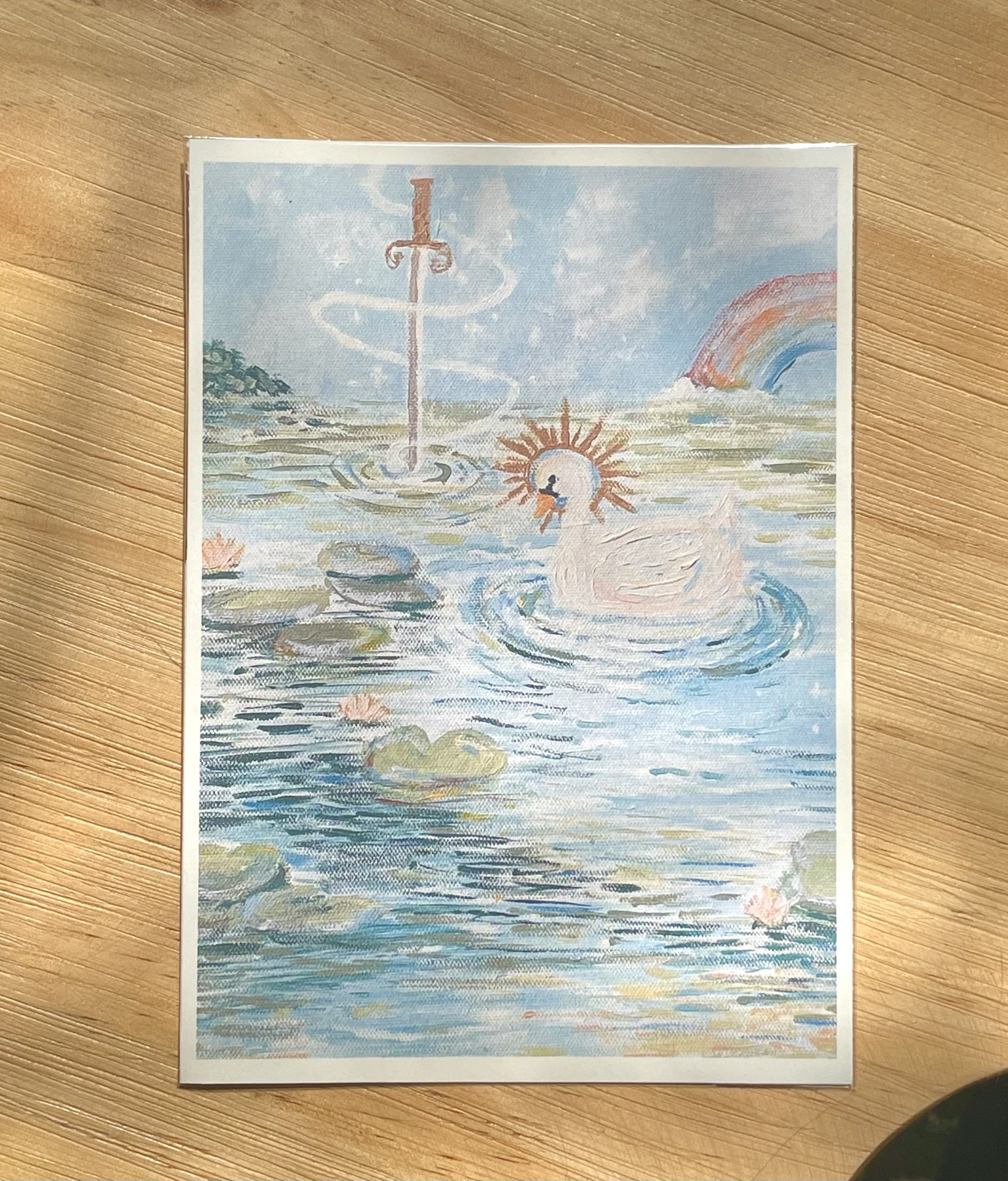 Spring swan