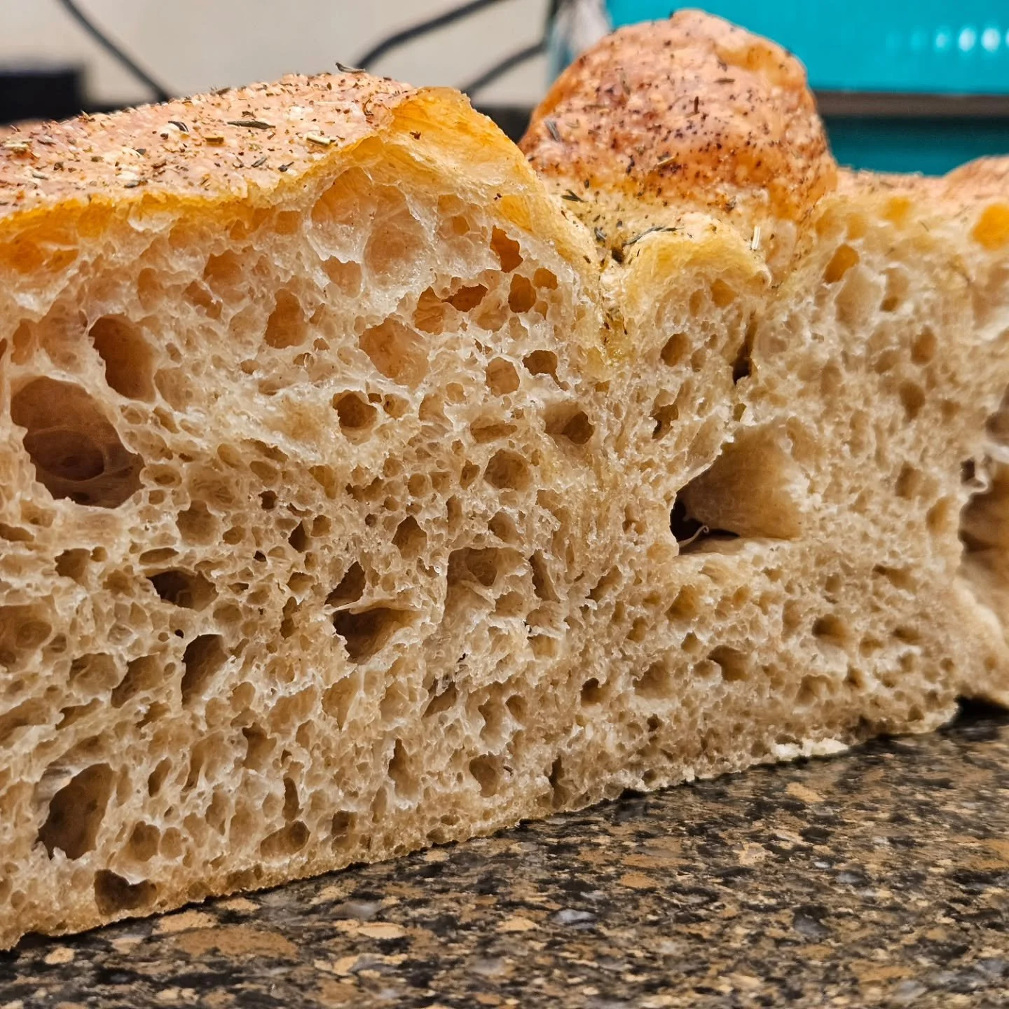Come see us at @davidsonvillemkt this Saturday!!! 10-2!!

 Focaccia just like this and much more will be there waiting for you.

Come early because we sold out if a lot last week. Bringing more this week but still....

Love you all, see you Saturday!