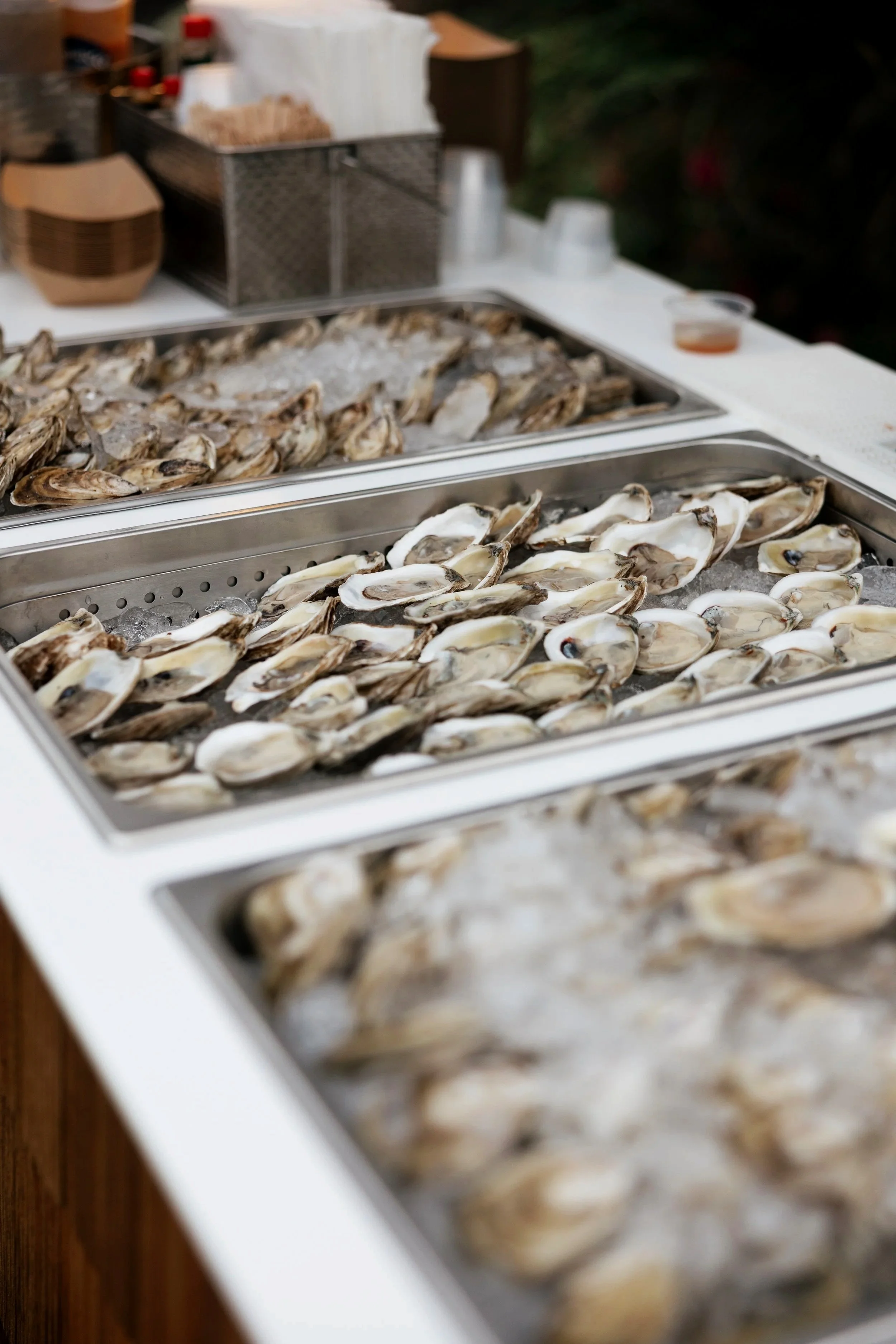 wedding oyster shucker