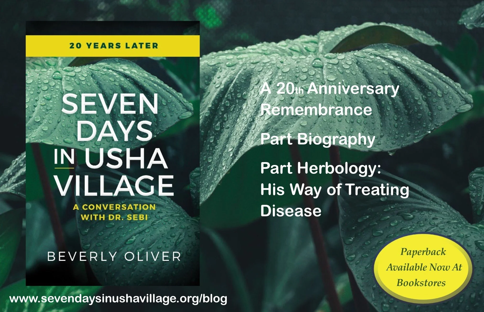 Read a Sample of Seven Days in Usha Village: A Conversation With Dr. Sebi 20 Years Later