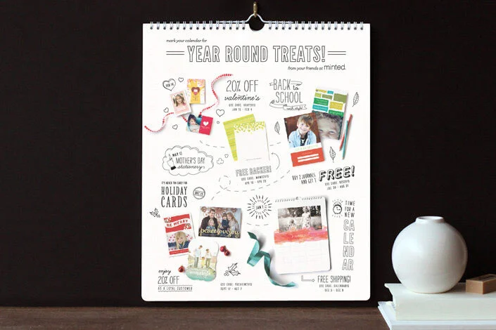 Minted Calendar Insert