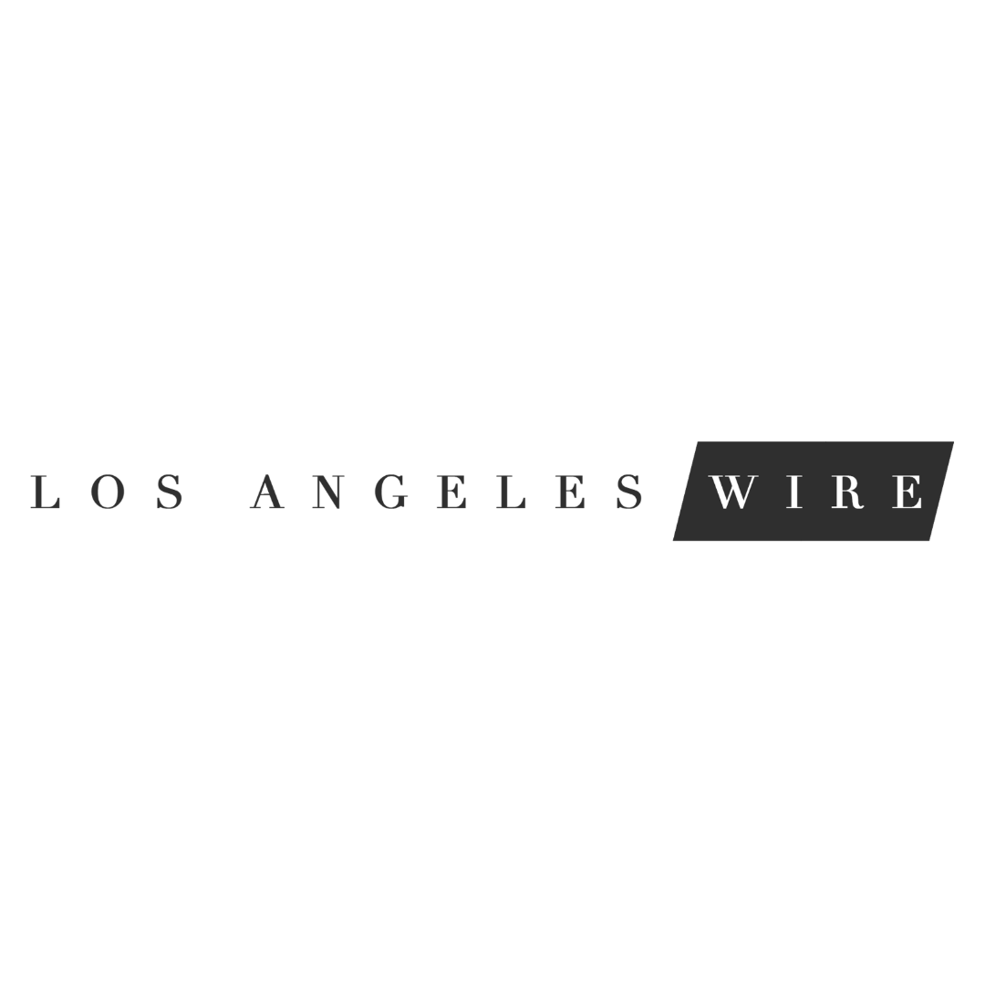 Los Angeles Wire logo in black and white with modern font.