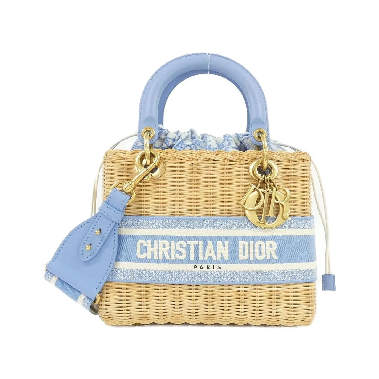 Lady Dior Oblique Wicker Medium Bag