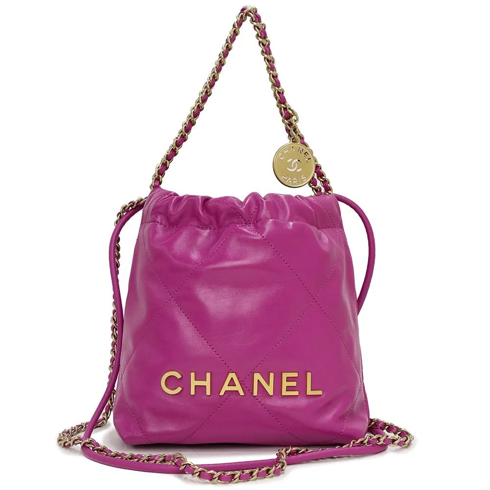 Chanel 22 Purple Chain 2 Way