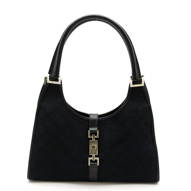 Gucci Black Canvas Jackie