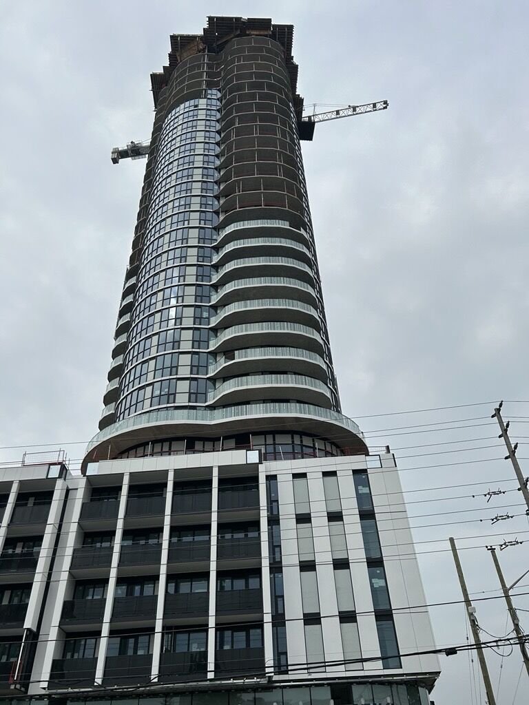 Construction Progress at 1 Fairview Road East, a Transit-Oriented Development by Edenshaw