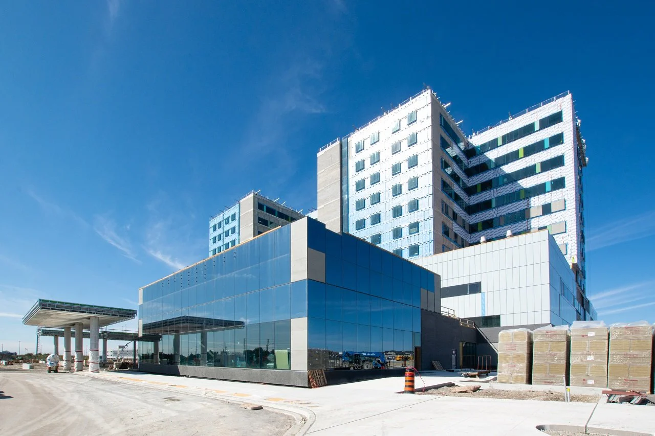  View of Mackenzie Vaughan Hospital under construction (Courtesy of the City of Vaughan) 