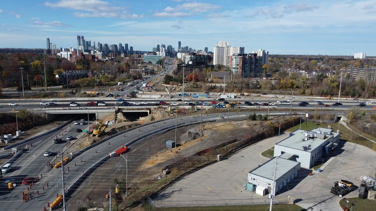  Looking northwest to the subject site and surrounding area, image from UT Forum contributor Tim MacDonald 