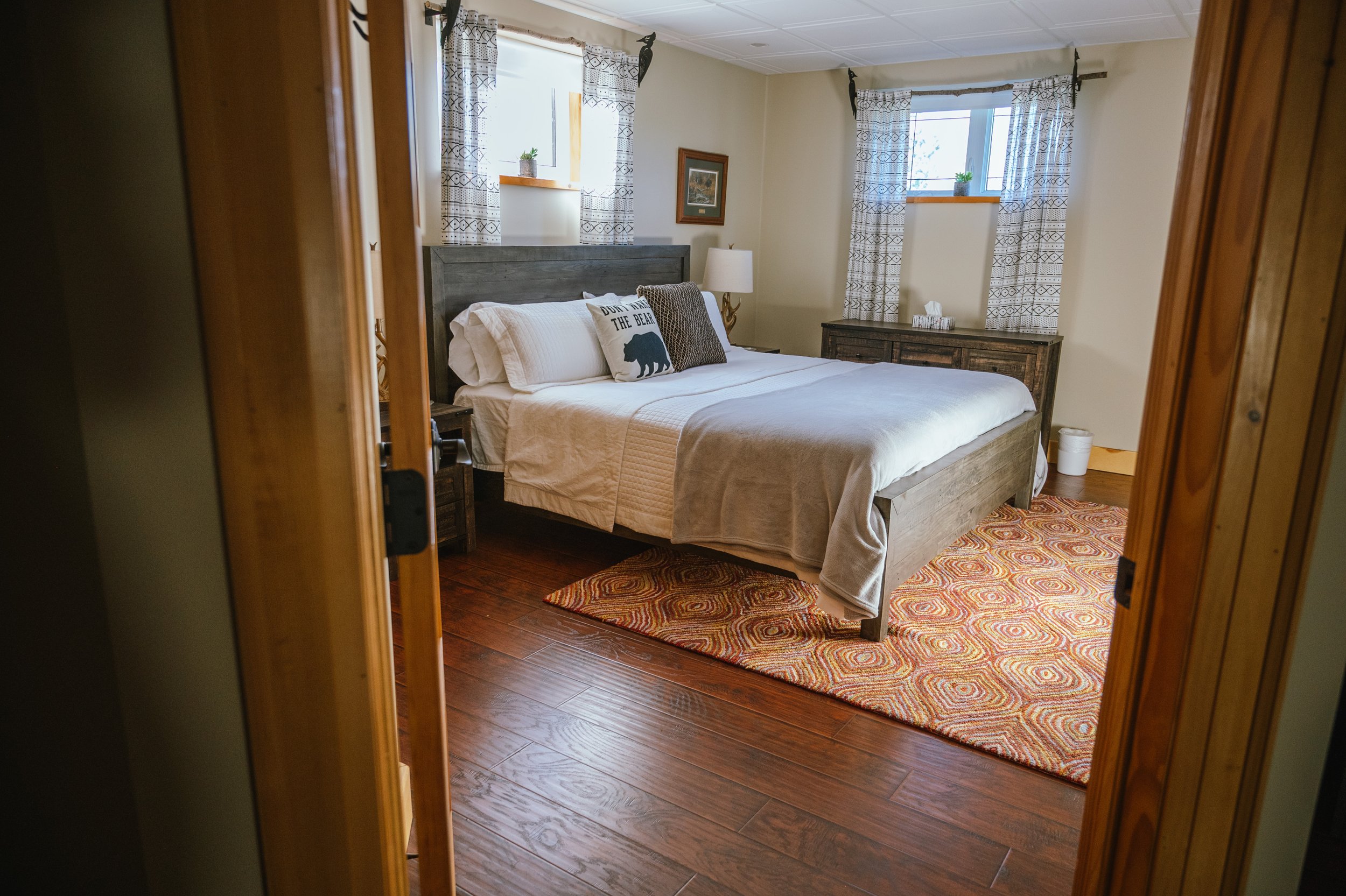 Basement bedroom