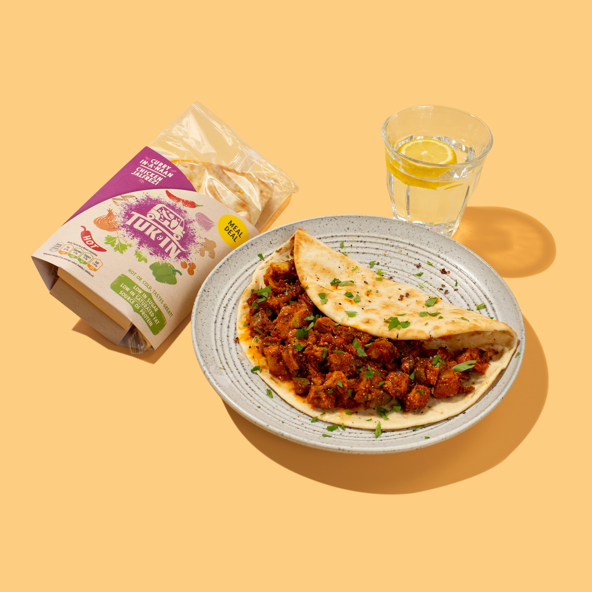 Naan bread product photography