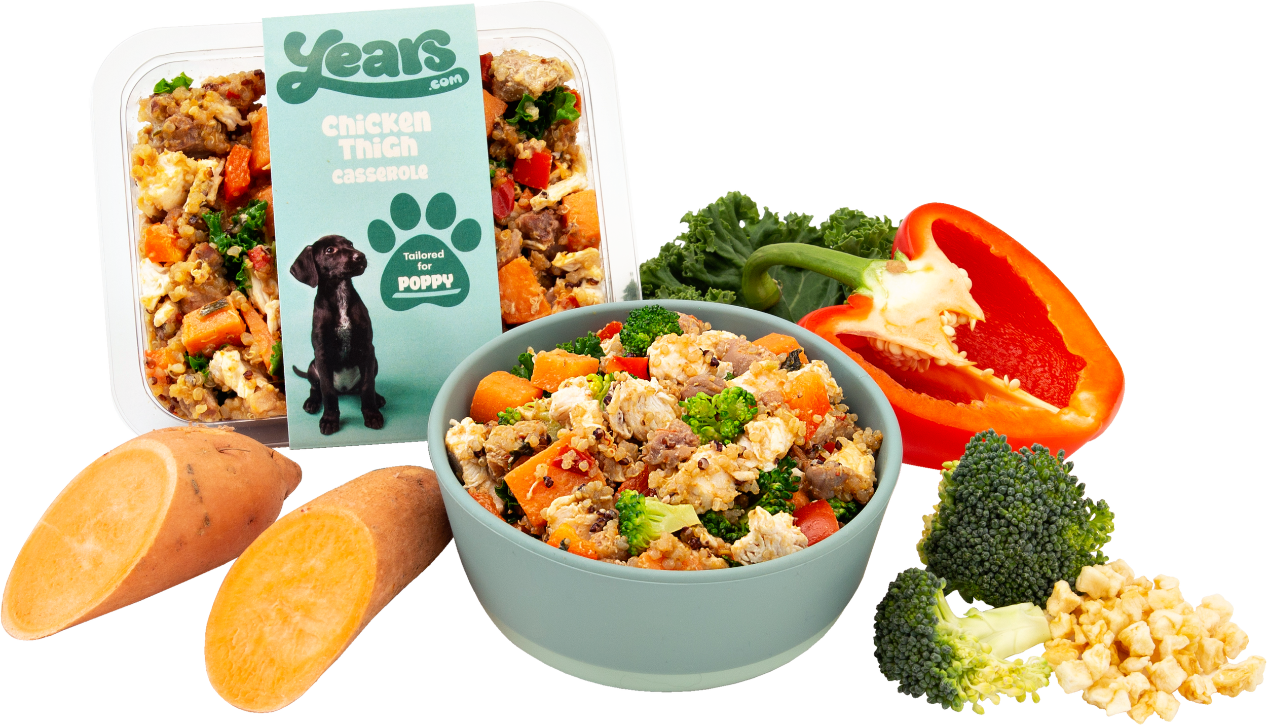 Dog food fresh ingredients