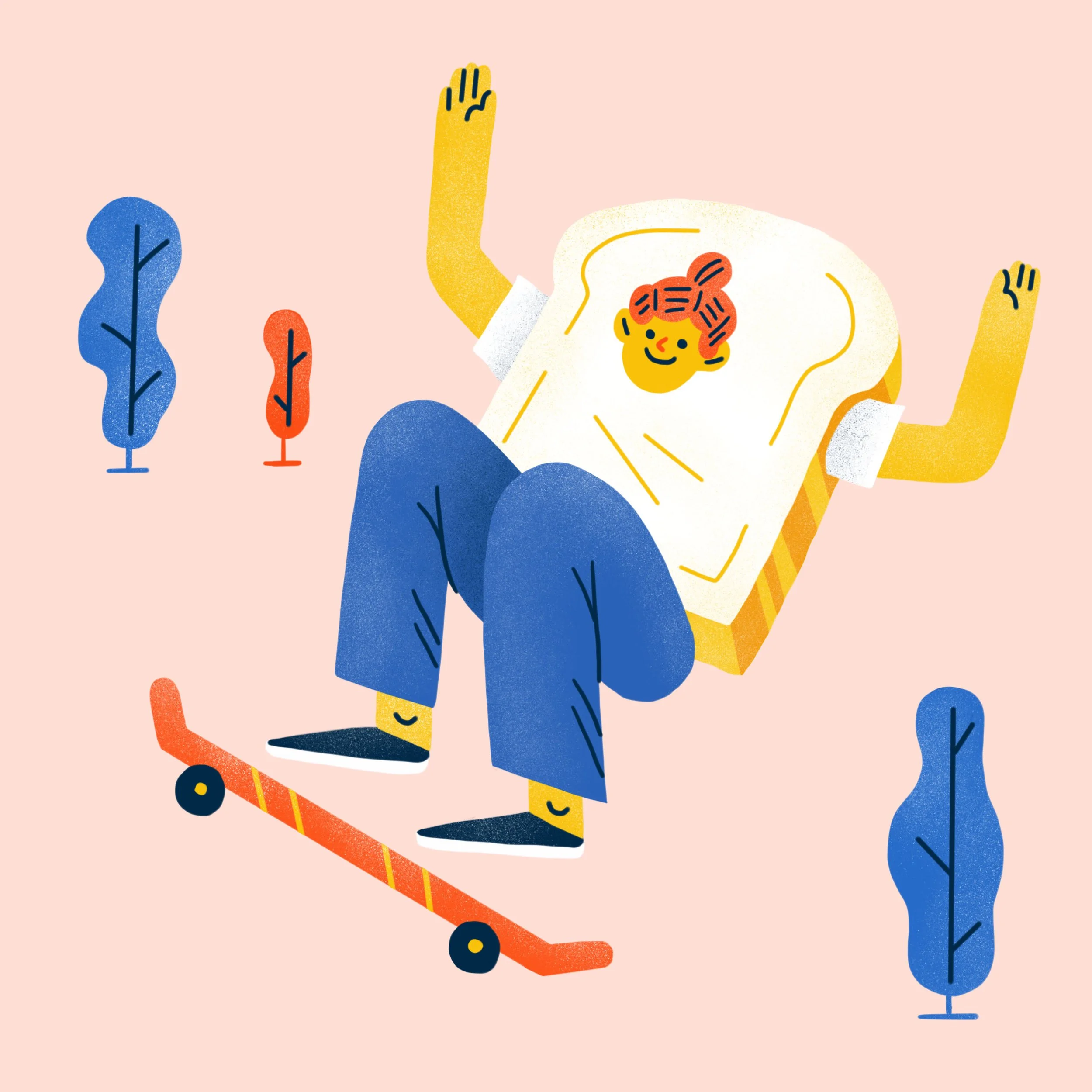 Take a different route to work.