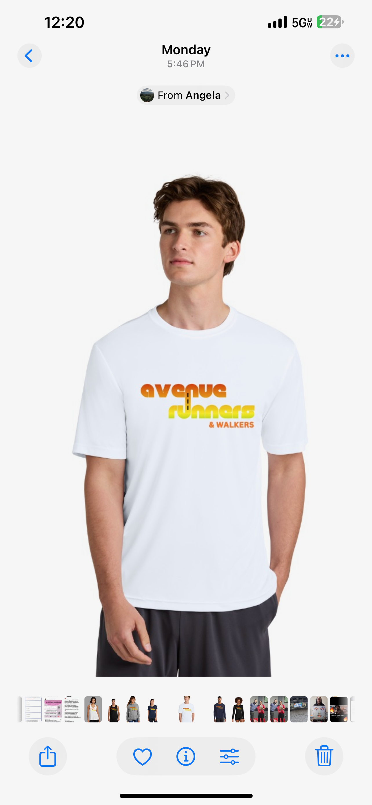 Avenue Runners & Walkers Cotton T-Shirt