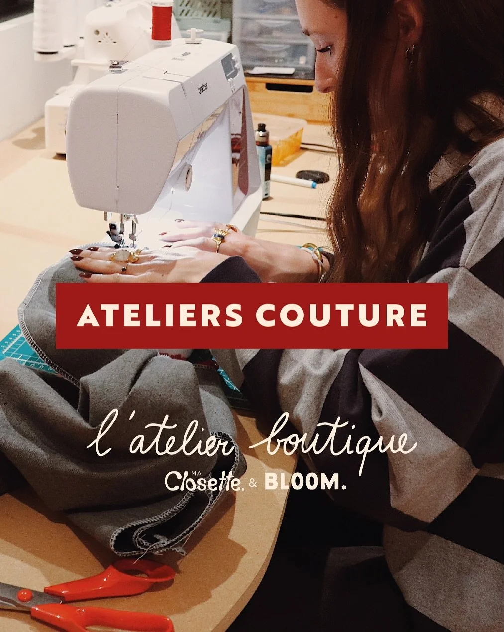 Les ateliers couture &agrave; l&rsquo;ATELIER BOUTIQUE 🪡🧵

Venez partager un moment chaleureux et cr&eacute;atif lors de nos ateliers couture. Dans une ambiance d&eacute;tendue et bienveillante, vous serez accompagn&eacute;&middot;e pas &agrave; pa