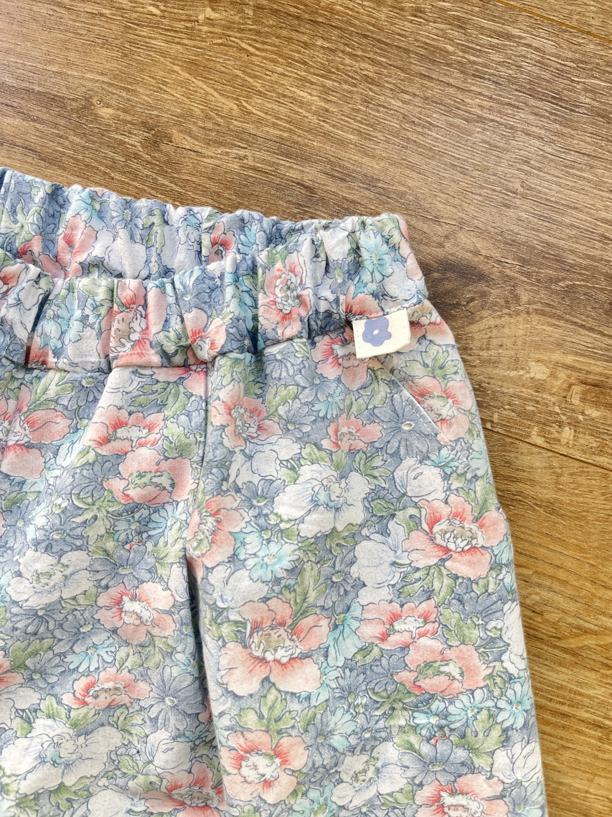 Bermuda long fleuri taille S-M