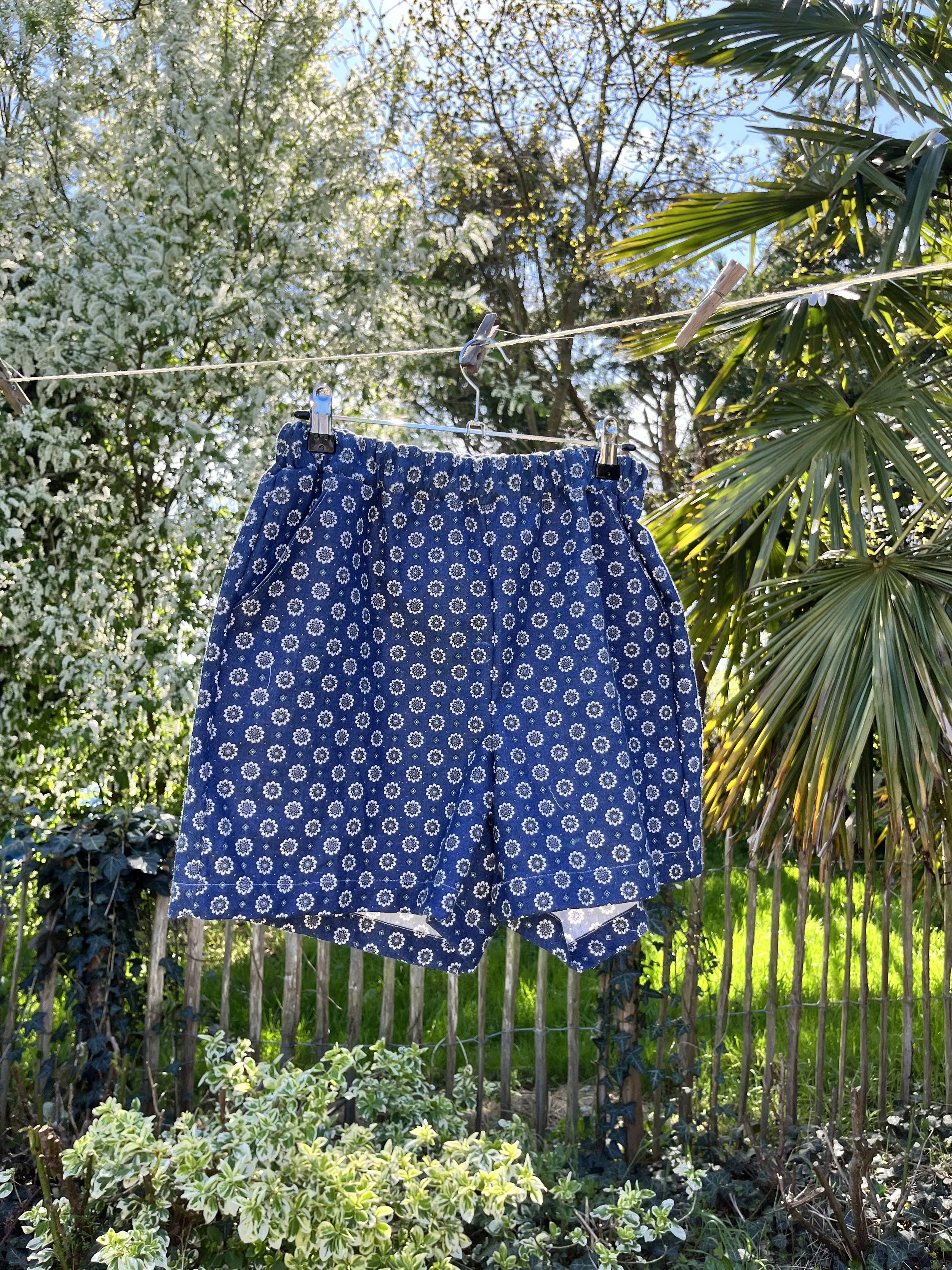 Short bleu marine Taille M-L