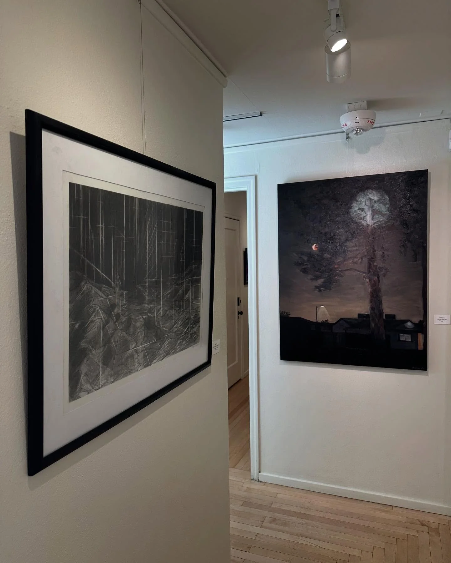 Just realized I never posted my group show from the start of the summer. I totally forgot to take any pictures during the reception so I only have these pictures of the work in the space 😔 Little different of an atmosphere when it&rsquo;s all empty.