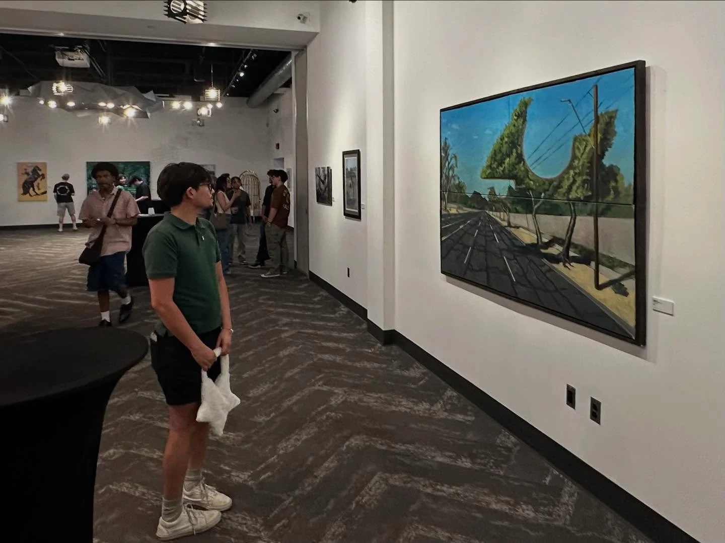 My painting &ldquo;Meeting Points&rdquo; will be on view as part of the Hot American Summer exhibition at @foundre_contemporary until October 12th! 

I am so grateful and excited to be a part of a show with such incredible and beautiful pieces.