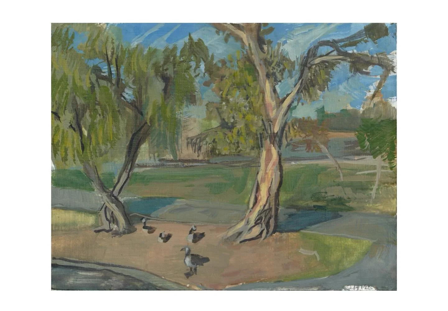 sketches from the landscape class today :] 

#pleinair #pleinairpainting #gouache #watercolors #art #nature