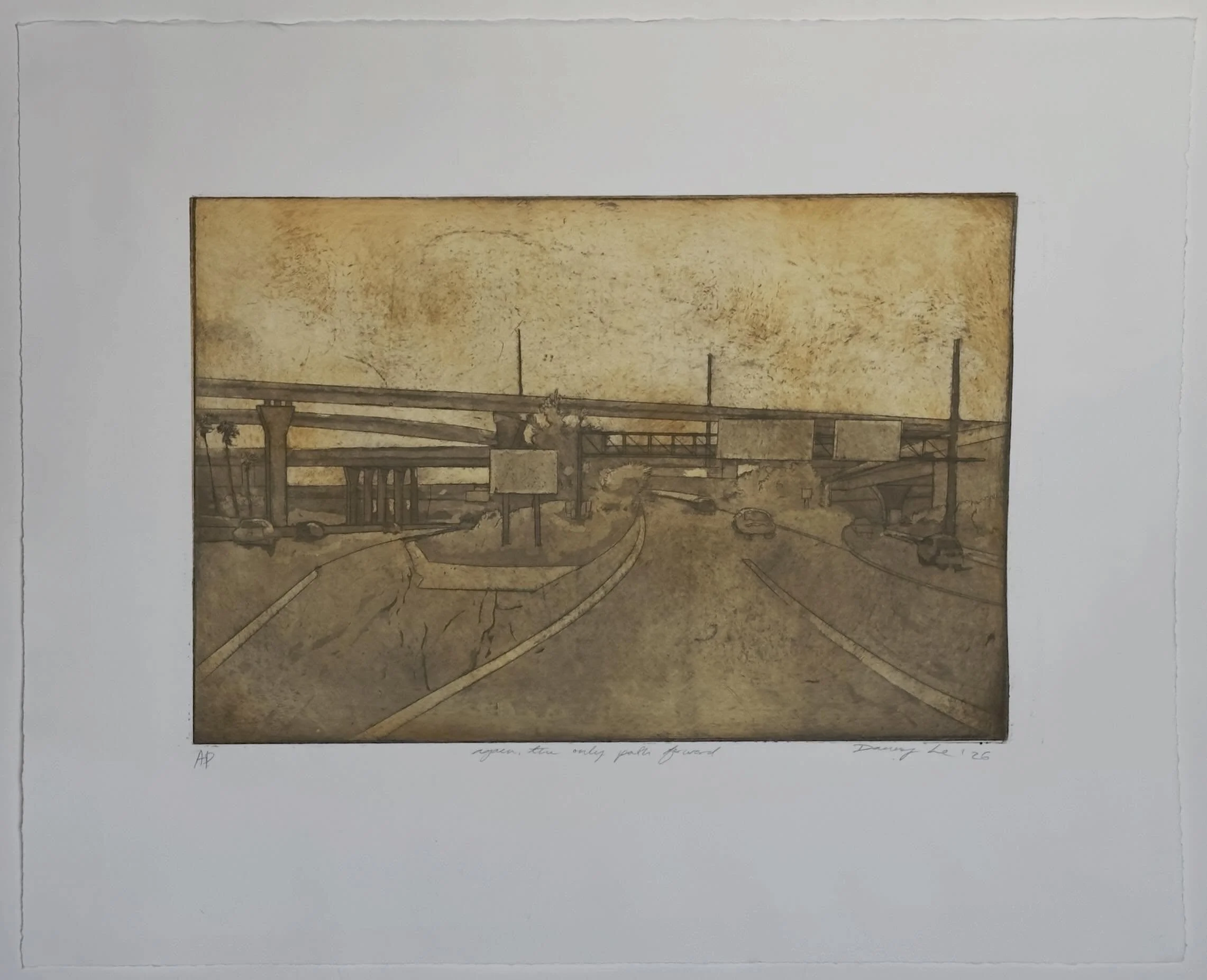 My semi-successful series of three plates from the spring. I&rsquo;m very happy with the result of the etching but I want to try many more combinations of colors. The day when I get access to an intaglio studio again&hellip;

also finally posting the