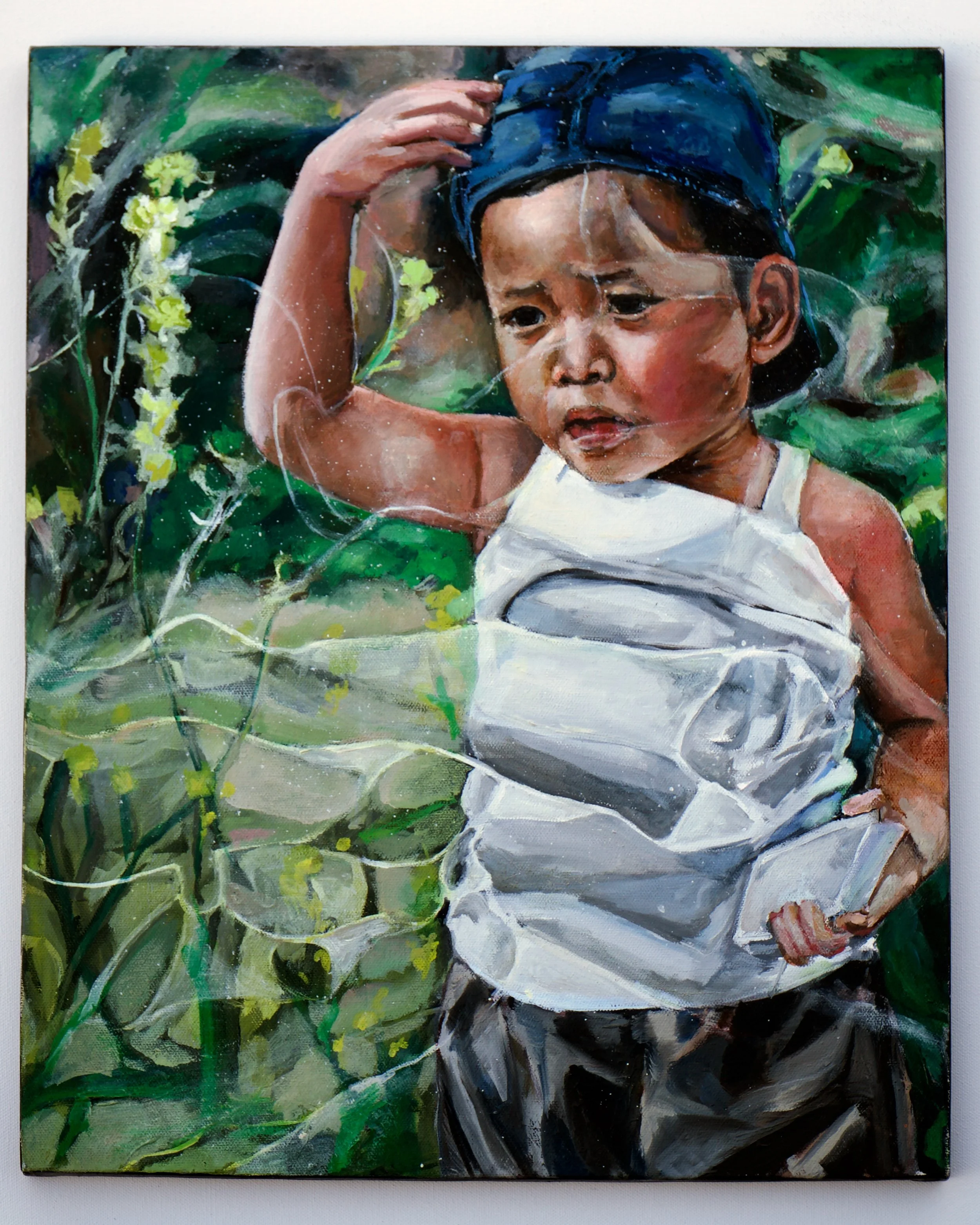 The Boy, 2023, Oil on Canvas, 20 x 16 inches.