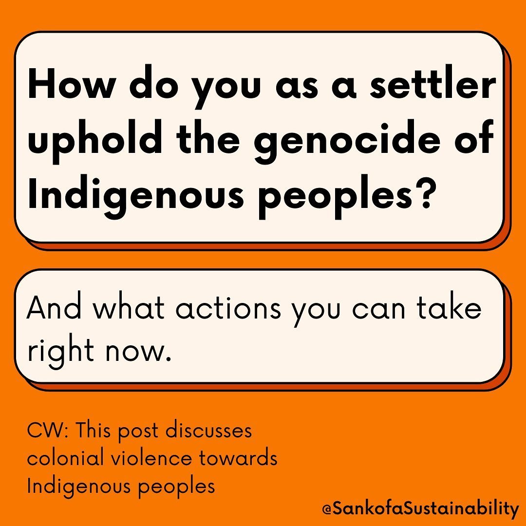CW: This post discusses colonial violence towards Indigenous peoples.
--

It is important to note that we, the directors of Sankofa, are all settlers. T currently lives on the unceded Coast Salish territories of the Lkwungen and W̱S&Aacute;NEĆ people