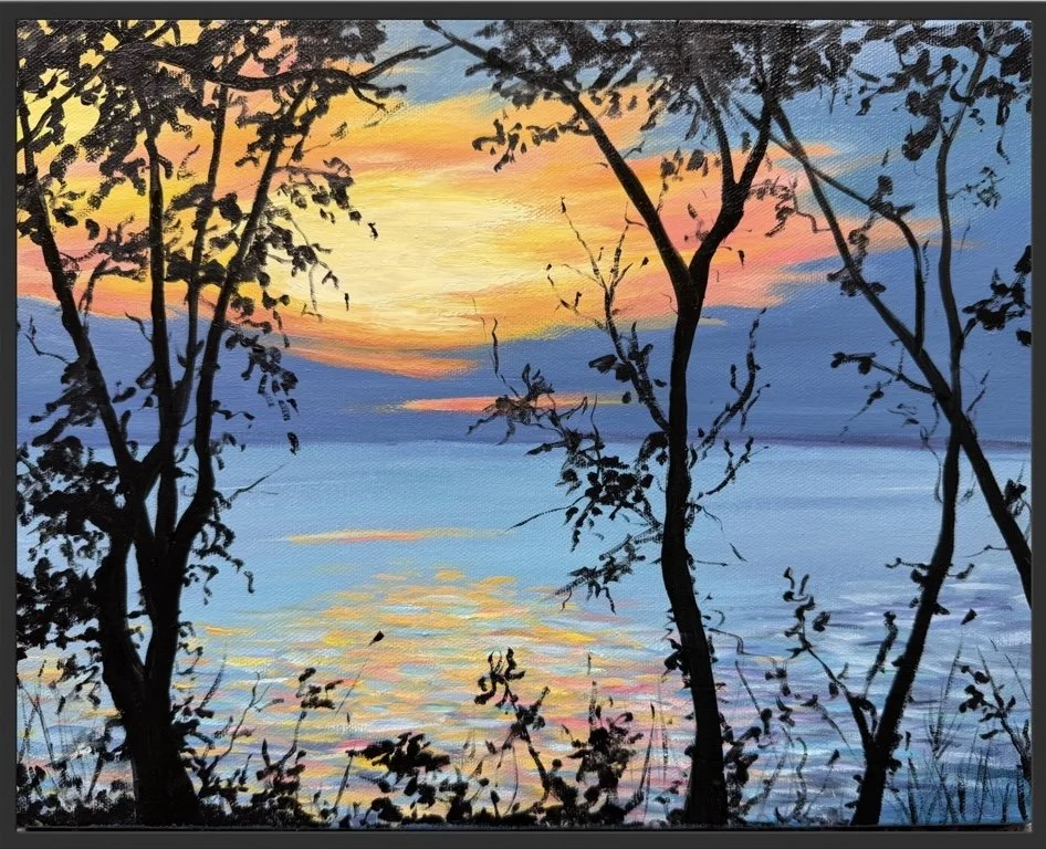 Tranquil Horizons 1  29 x 36cm Acrylic £310