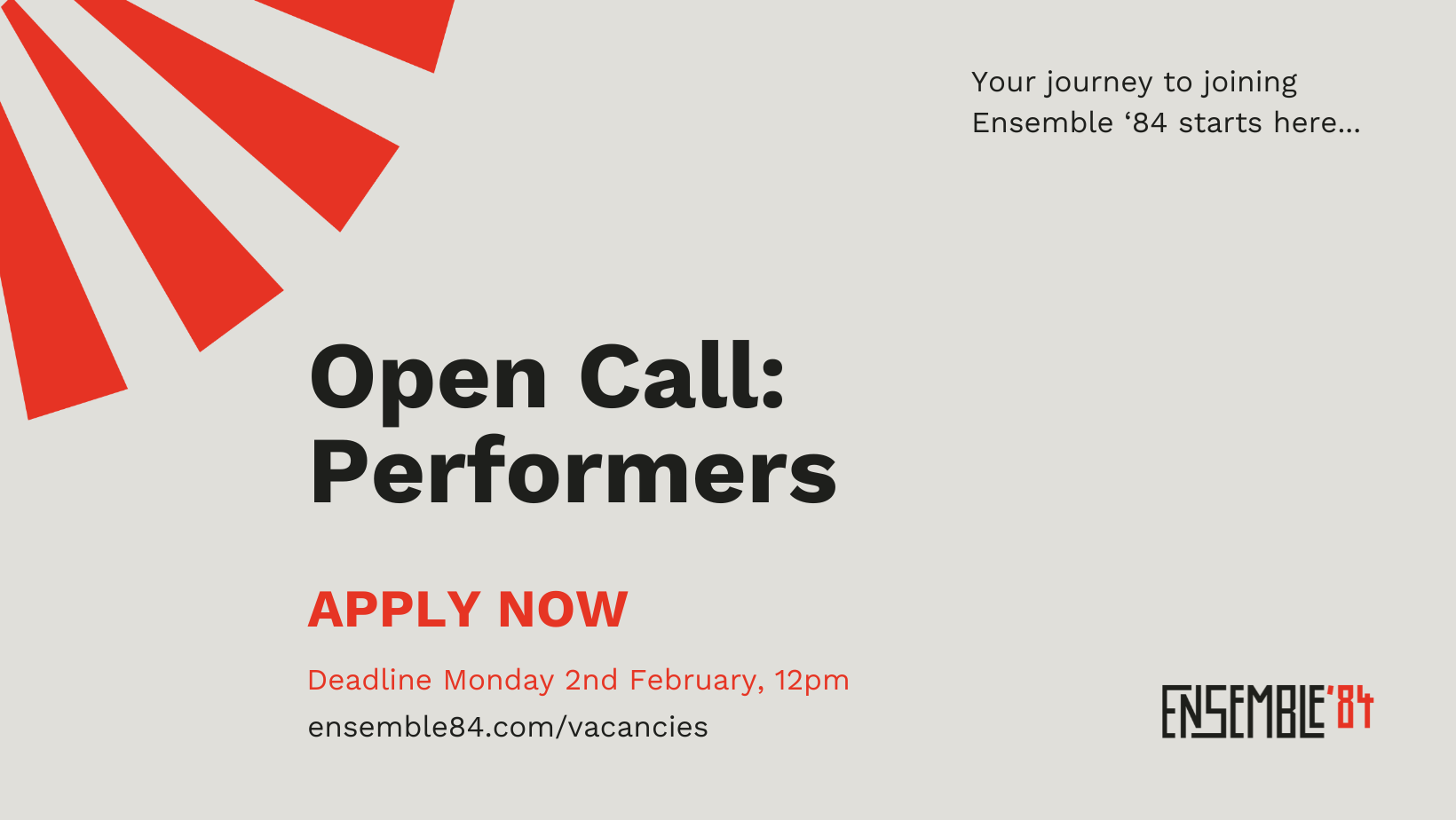 Open Call: Performers