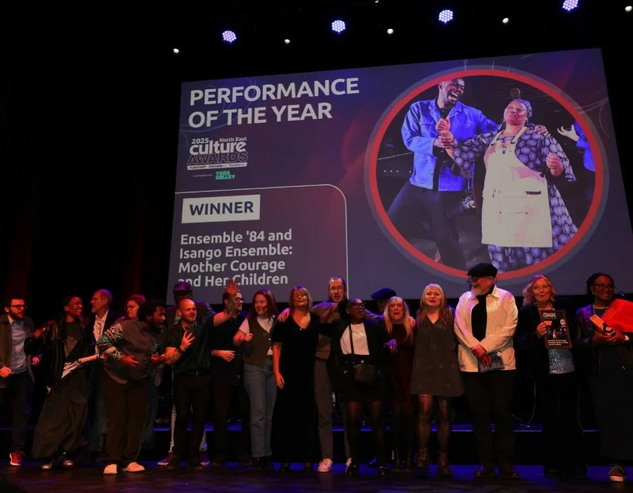 WE WON! We are thrilled to have won all three of our shortlists at this year&rsquo;s @ne_culture_awards!

🏆 Newcomer of the Year: Ensemble &lsquo;84 

🏆 Performance of the Year: Ensemble &lsquo;84 and @isangoensemble - Mother Courage and Her Childr