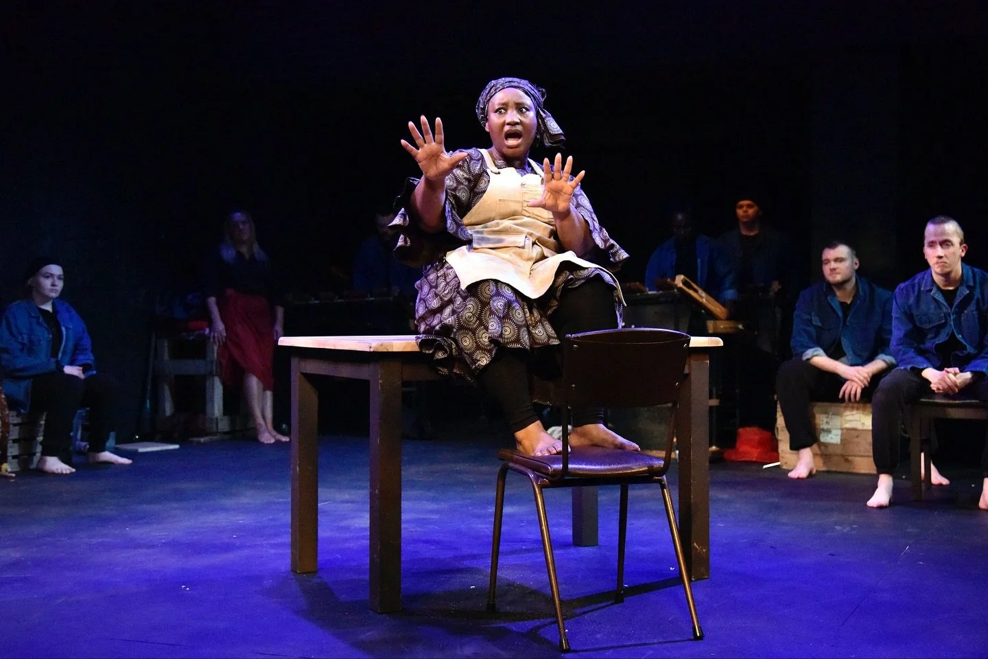 A brilliant first night at @livetheatrenewcastle! Here are some beautiful photos by Keith Pattison.

&lsquo;Mother Courage and Her Children&rsquo; continues TONIGHT until Saturday 1st November. Don&rsquo;t miss out on this extraordinary production!

